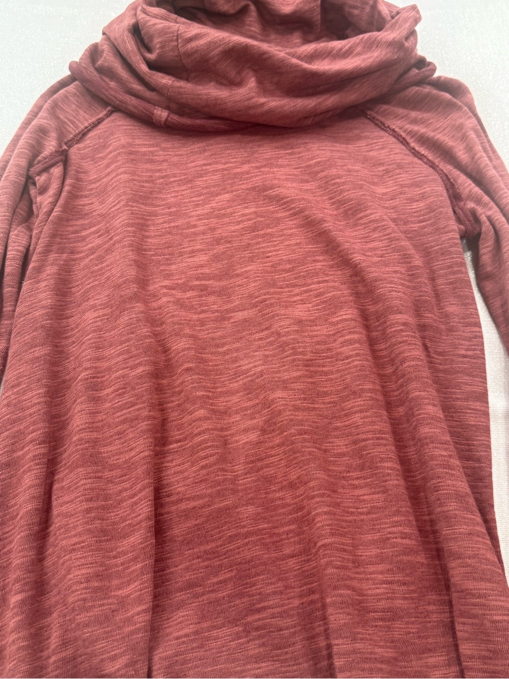 Free People Beach Cocoon Cowl Neck Sweater in Terracotta Size XS/S Womens NWT - Picture 7 of 7
